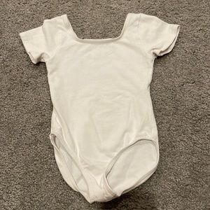 Cotton white tee/romper